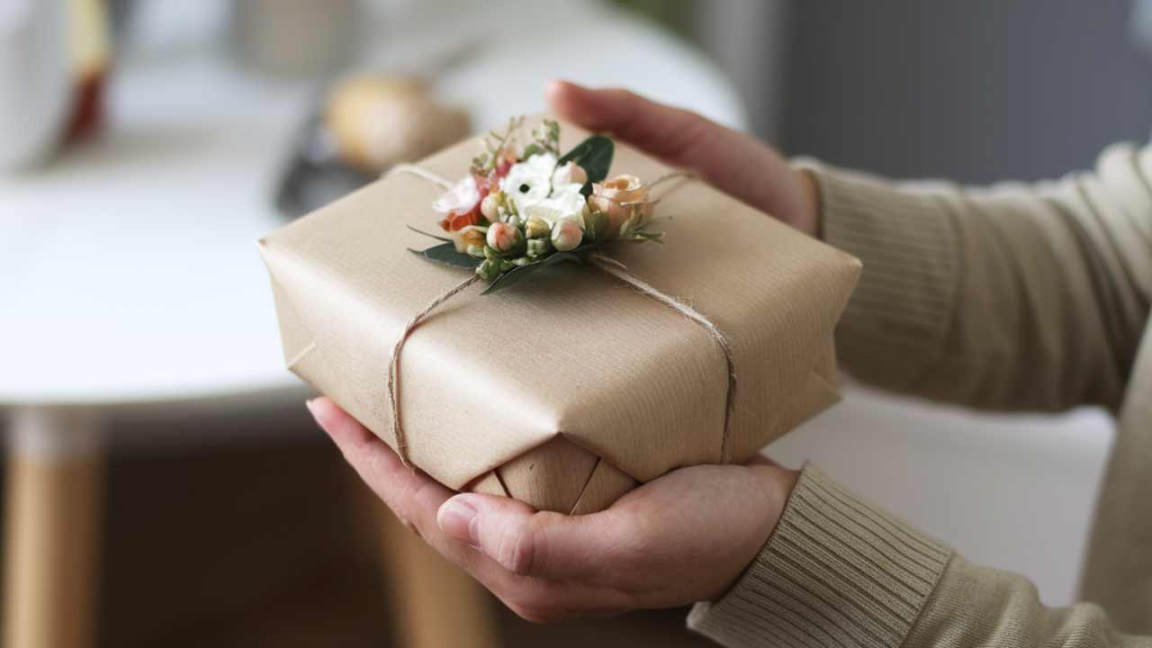 eco friendly gift under 30 wrapped